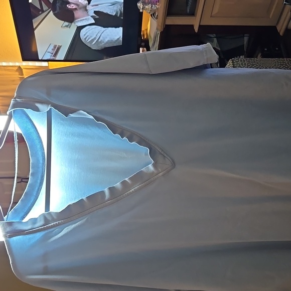 Light Blue Short Sleeve Tee with Relaxed Fit and Crew Neck, Free People - Picture 5 of 7